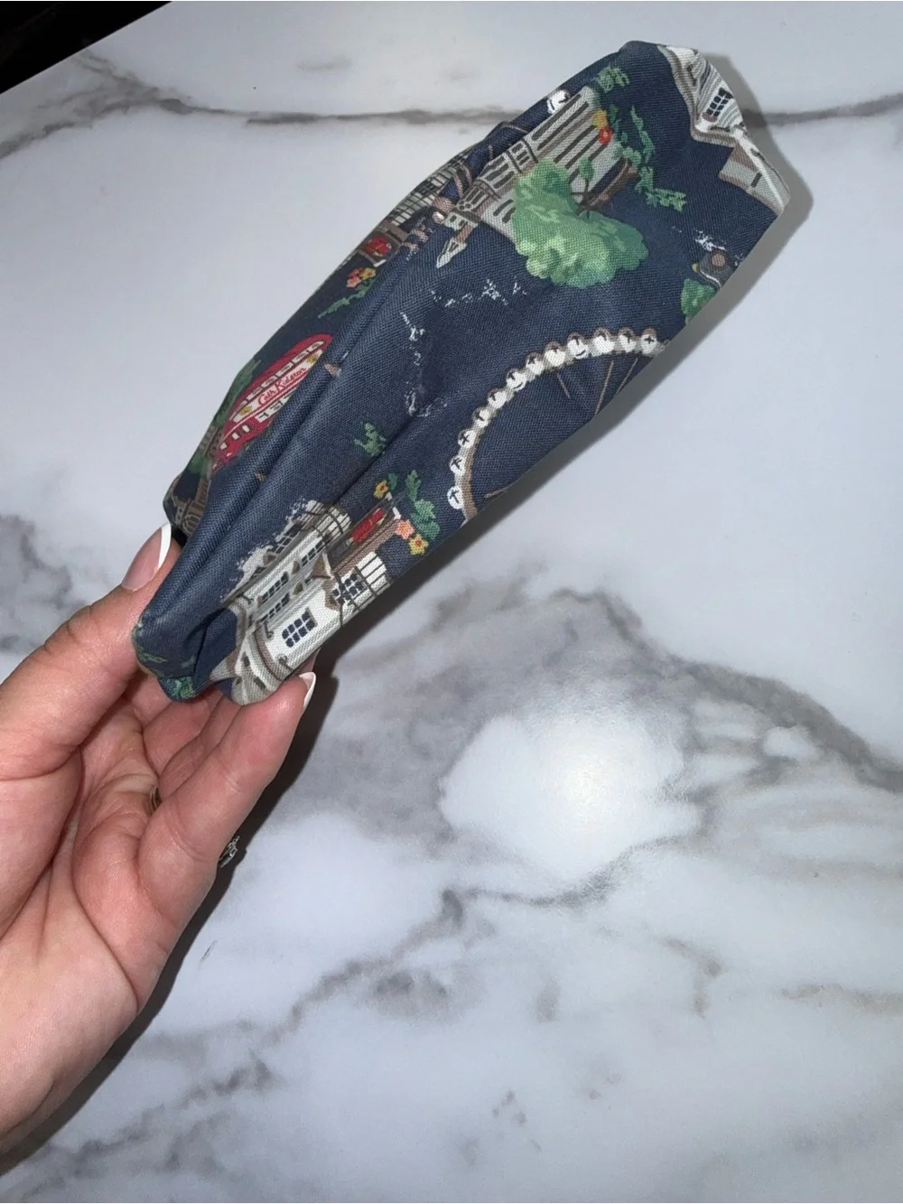 Cath Kidston Navy London Icons Toiletry Pouch